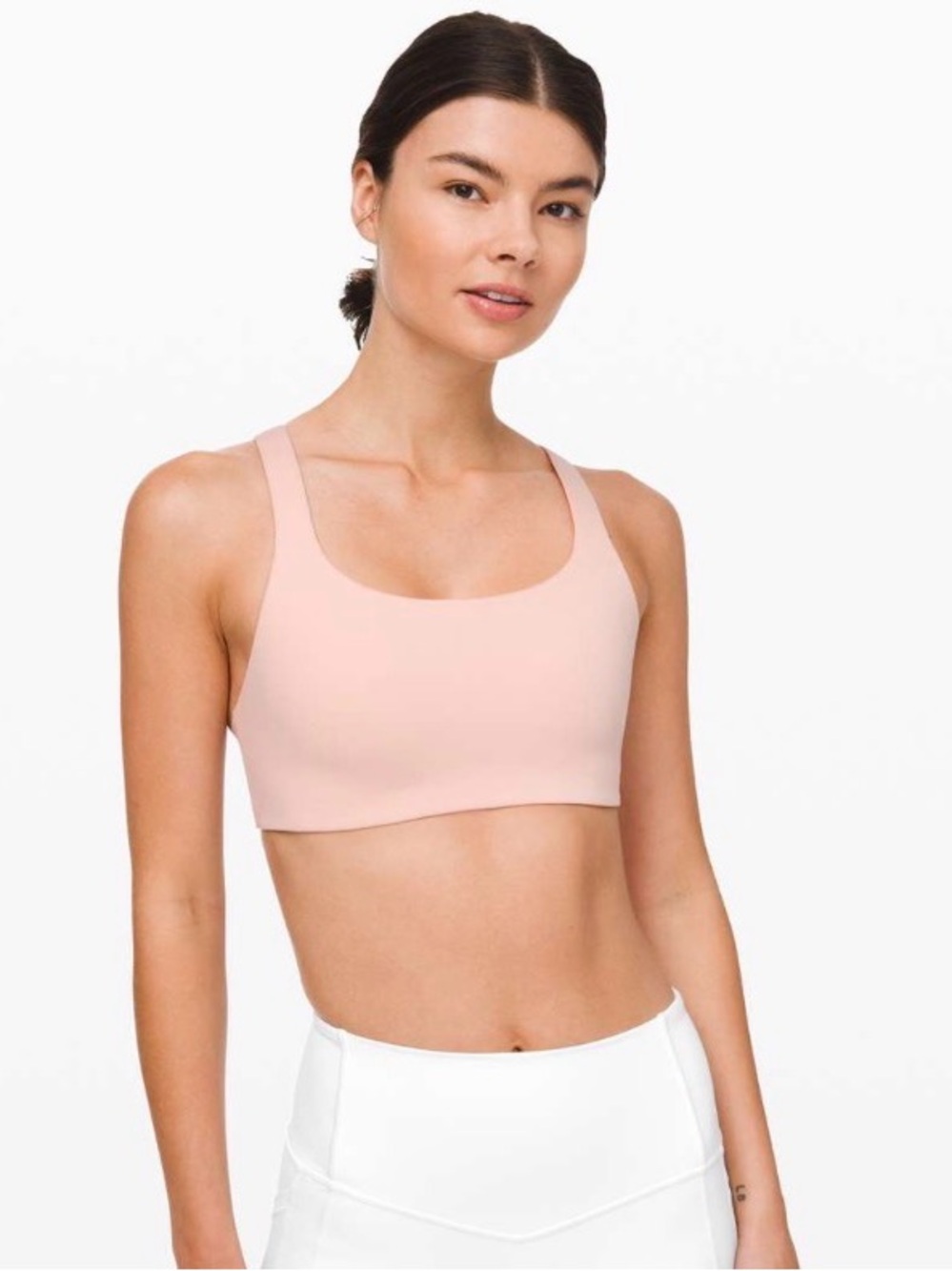 Pink lululemon Bring the Energy Bra, 10